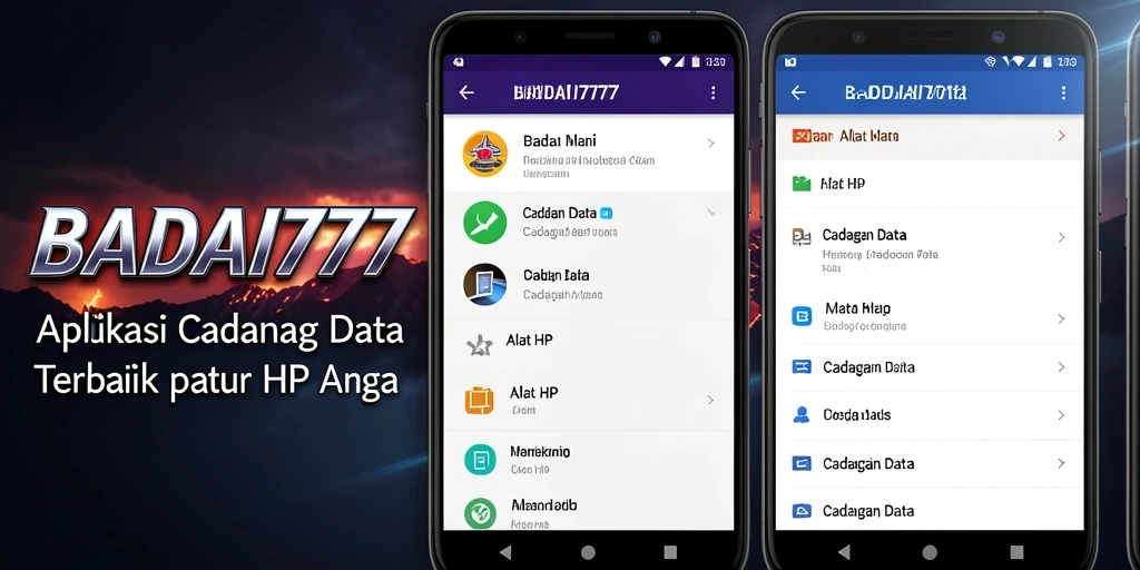 Tampilan antarmuka BADAI777 yang sederhana dan intuitif.