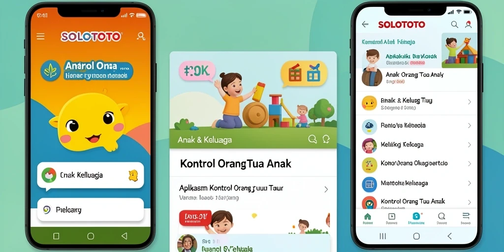Tampilan antarmuka SOLOTOTO dengan fitur kontrol orang tua yang lengkap.